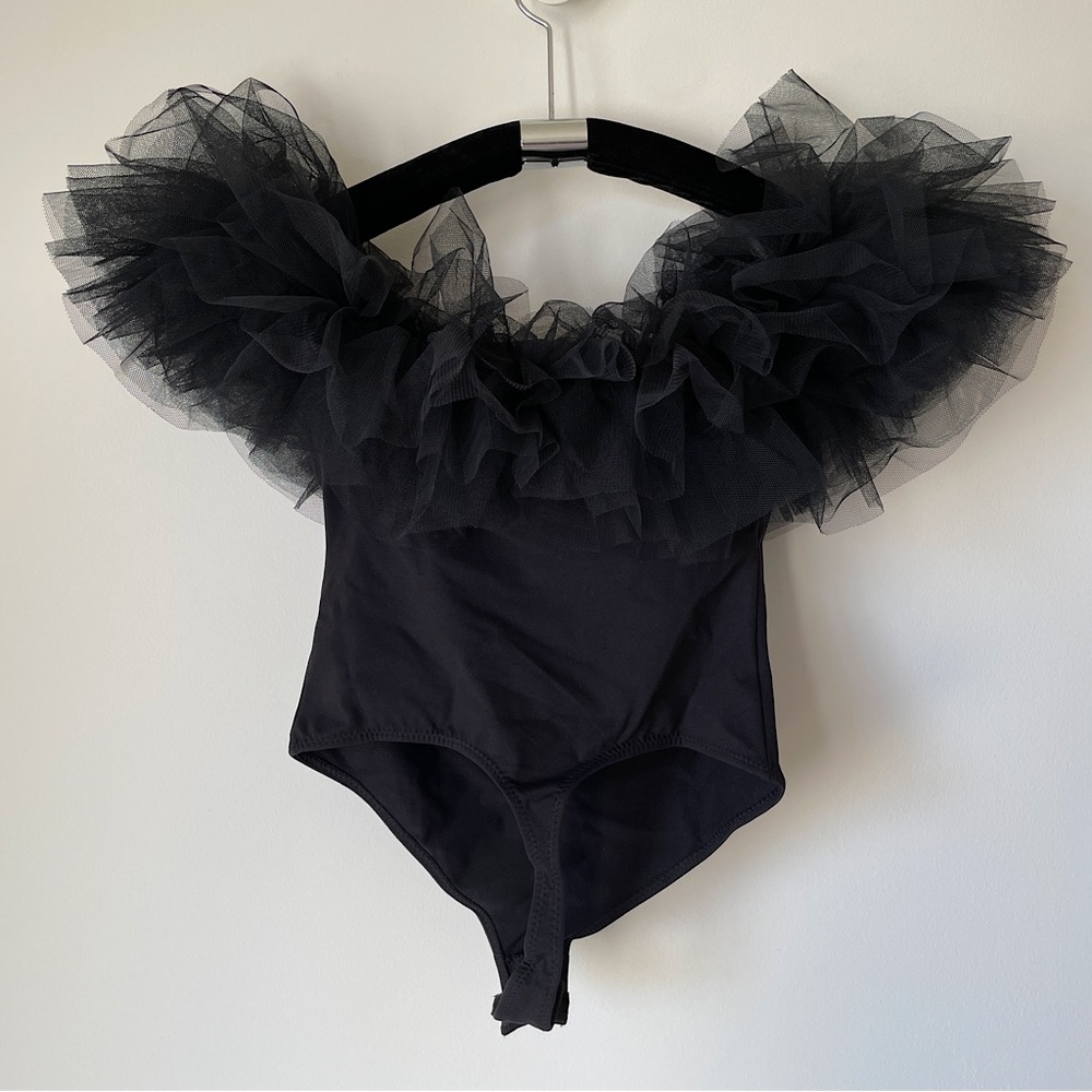 NEW Free People Big Love Bodysuit In Black - Picture 11 of 14